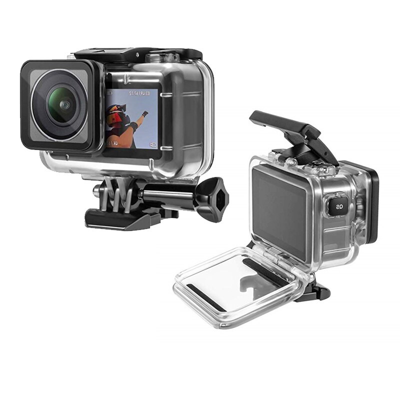 Waterdichte hoes action camera dji osmo waterdichte behuizing/doos/schaal beschermhoes/frame/behuizing waterdichte diepte 61m