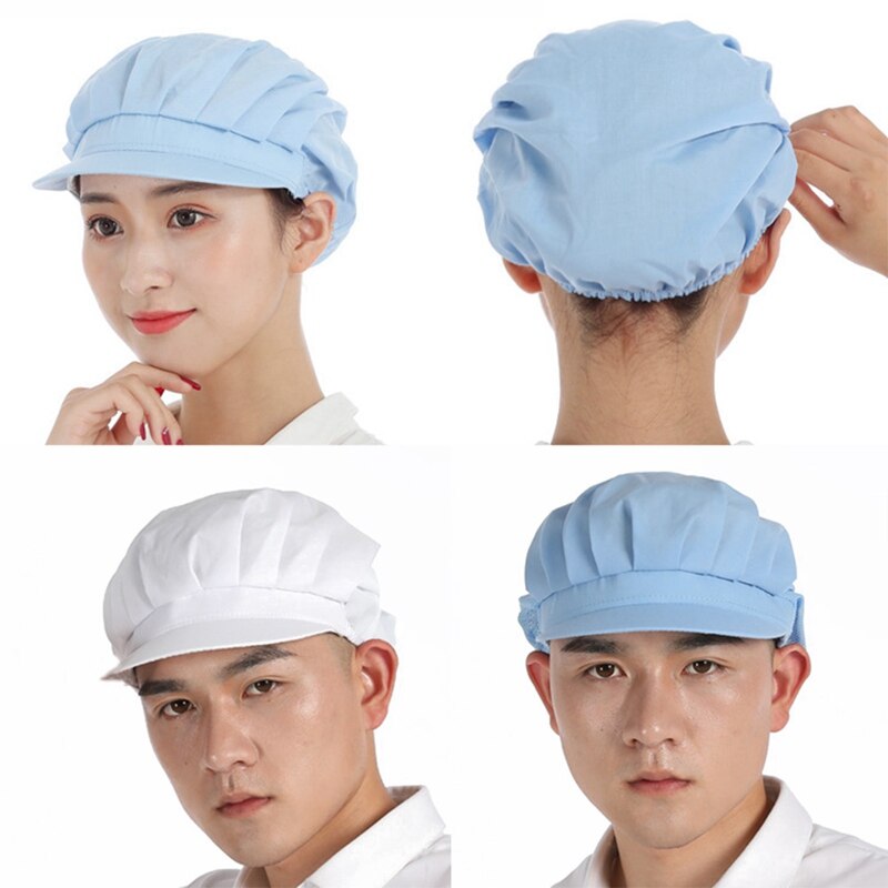 Unisex Chef Hat Elastic Chef Cap Kitchen Baking Cooking Hat For Men Women