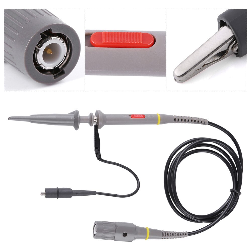 Pp-80 Oscilloscope Probe Kit 60 Mhz Osciloscopio Accessories Clip Passive Low -Impedance Attenuation Probe Cable