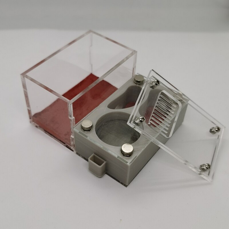 Grey 3D Plane Ant Nest Acrylic Nest Concrete Nest Ant Farm Reptile Terrarium 9.8x8x5.4cm