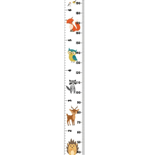20*200cm nordiska ins stil barn dekorativa tillväxtdiagram höjdmått linjaldiagram för dekoration hantverk hem konst prydnad: 7