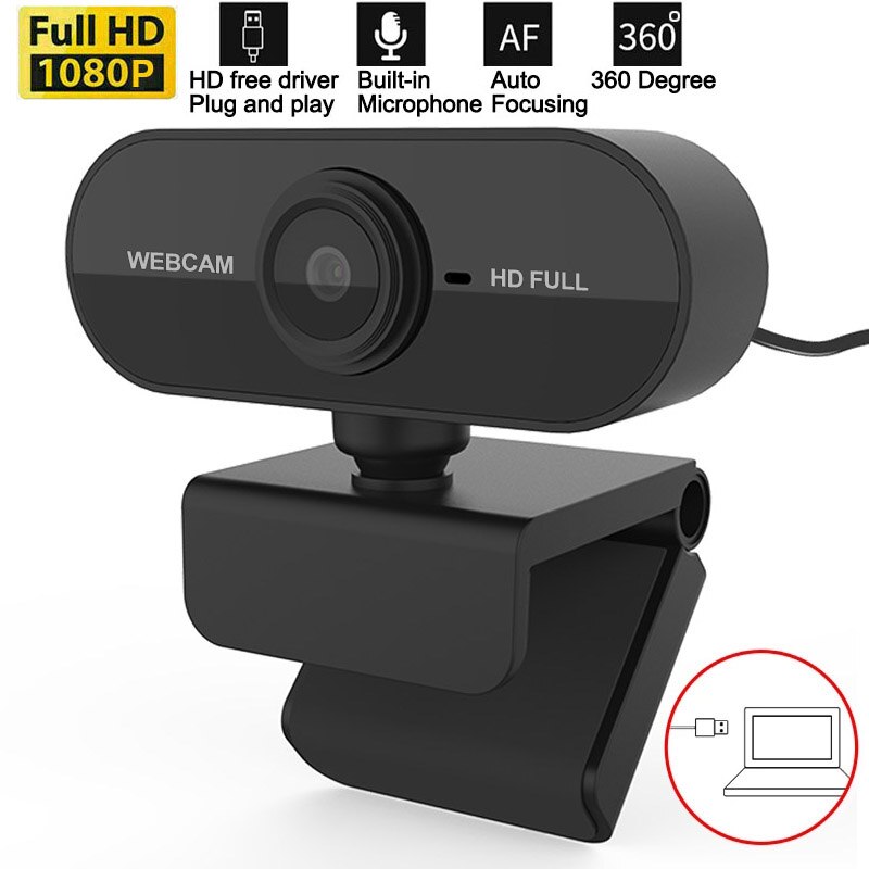 Camera Hd Full 1080P Usb Webcamera Mini Desktop Laptop Computer Pc Webcam Ingebouwde Microfoon Plug En Play foto Video Call Cam