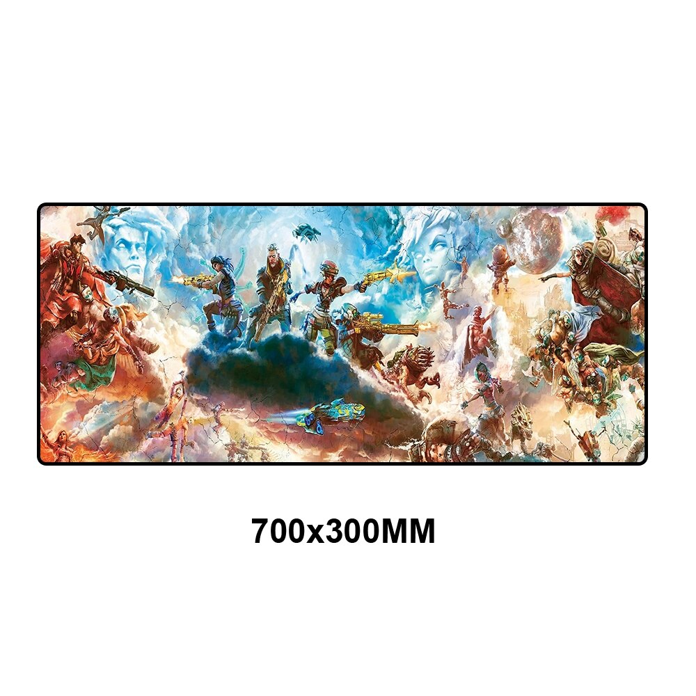 Borderlands Mouse Pad Grote Gaming Mousepad Computer Spelen Pad Game Desktop Pc Muismat Groot Bureau Mat Kantoor Xl Gaming padmouse: WZZD-002