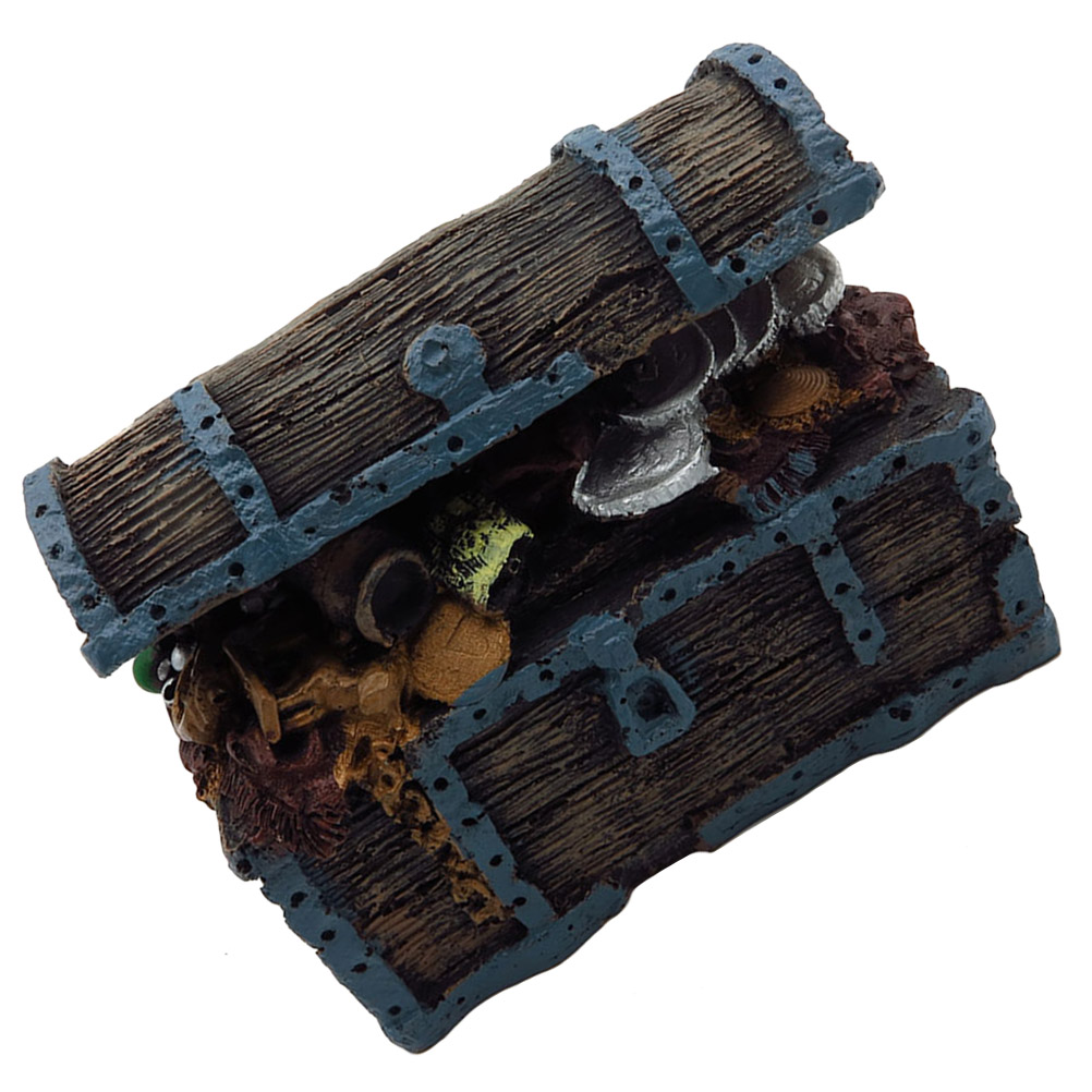 Aquarium Landscape Aquarium Decoration Fish Tank Treasure Chest Decor