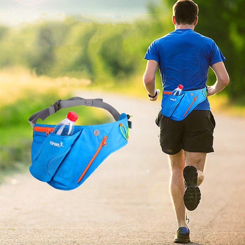 Running Tas Riem Pack Outdoor Marathon Water Fles Riem Pouch Jogging Fietsen Camping Wandelen Sport Mobiele Telefoon Zak