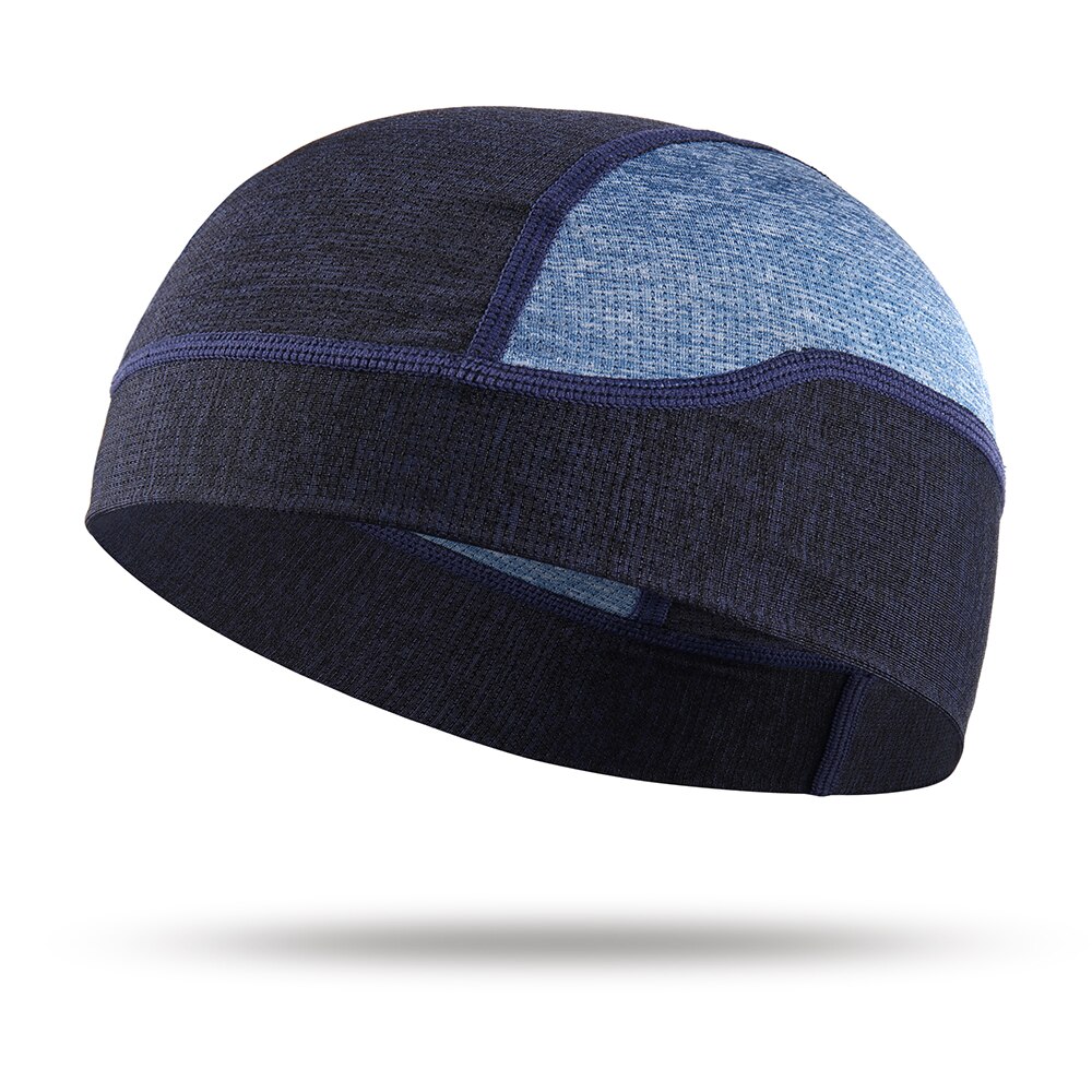Bonnets de sport respirants d&#39;été, doublure de casque, Bonnet d&#39;extérieur, maille fine, extensible, chapeau de soleil à séchage rapide pour casquette hommes et femmes: Blue