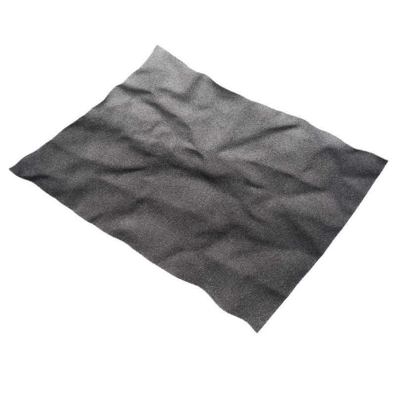500x400x3/5MM DIY Computer Dust Filter Mesh PC Case Fan Cooler Dustproof Cover Sponge 60PPI Black