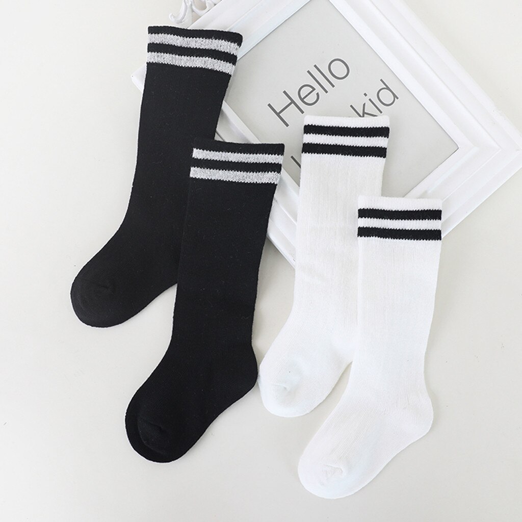 Baby Kids Toddler Socks Kids Toddlers Girls Striped Knee High Long Soft Baby Socks Kids Детские носки Calcetines para niños