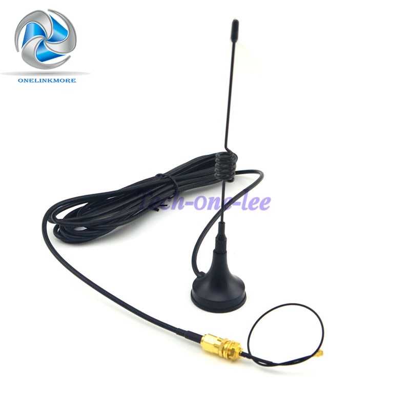 433 Mhz Antenne 5dbi SMA Stecker Stecker Gerade Wifi für Schinken Radio + SMA weibliche schutzwand Ufl. /IPX zopf kabel 1,13 15 cm