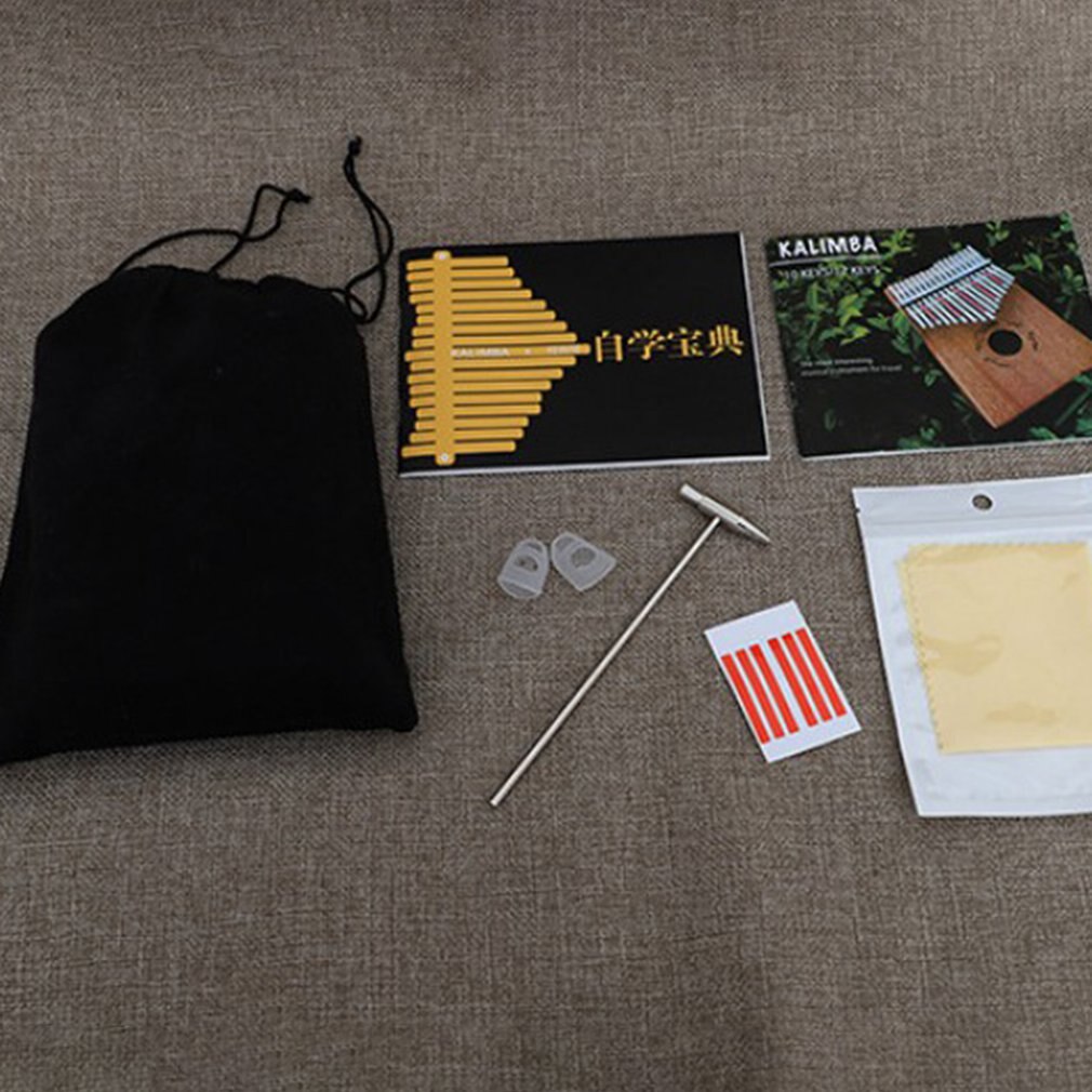 Thumb Piano Kalimba 17 Keys Peach Flower Core Package Clear And Melodious Sound Music Performance Cultivate Music Cells