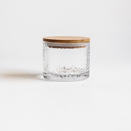 Japanese Glass Coffee Bean Storage Jars Kitchen Food Tea Cereal Organizer Container With Lid Airtight Food Sugar Can Bottle Tank: S