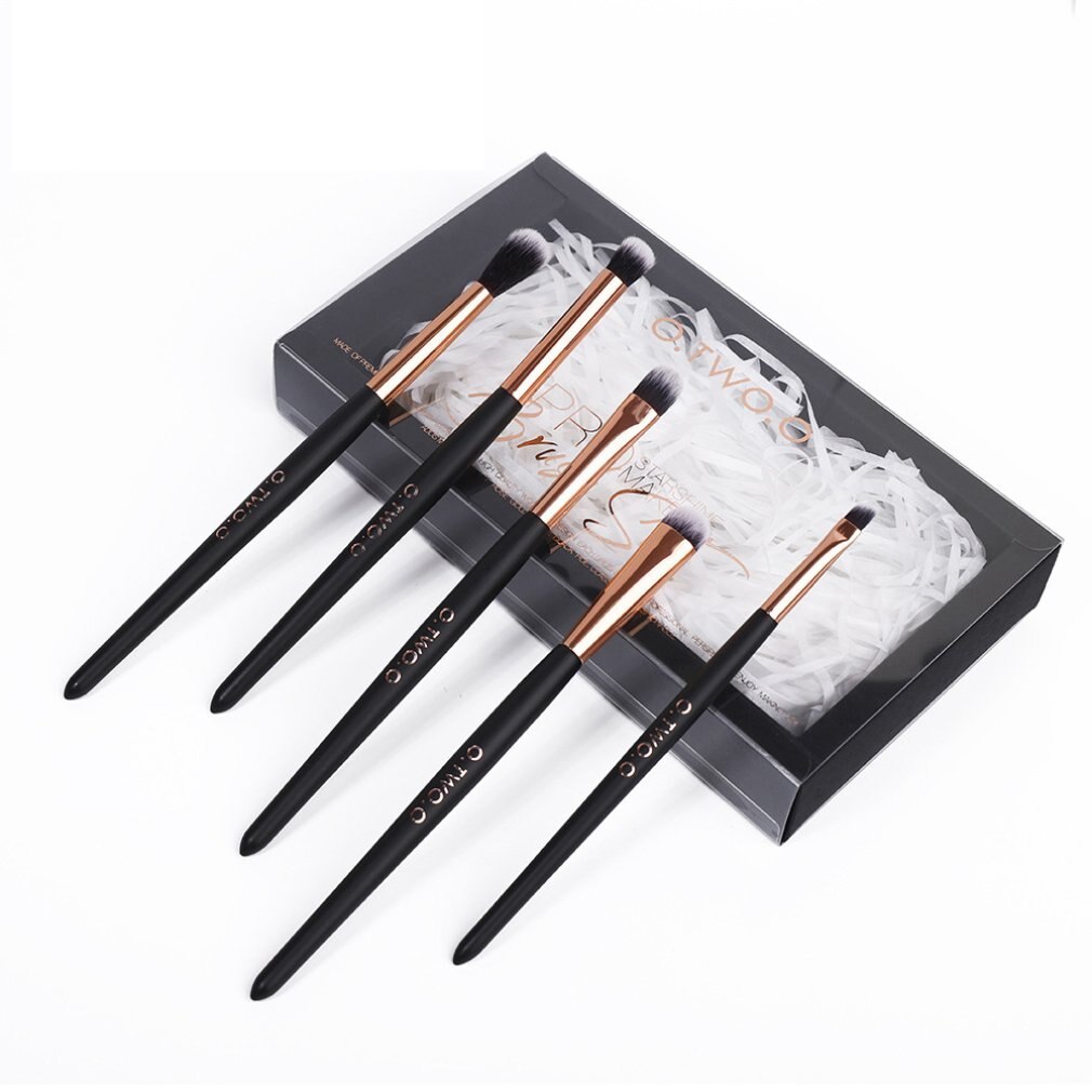 5Pcs Make-Up Borstel Sets Multifunctionele Beauty Tools Fiber Haren Super Zacht En Antibacteriële Synthetische: Default Title