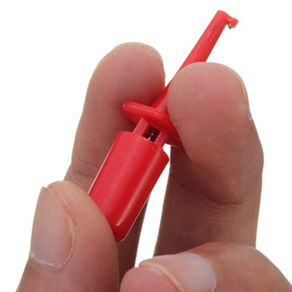 Multimeter Lead Wire Test Small Probe Hook Clip Set Grabbers Colorful