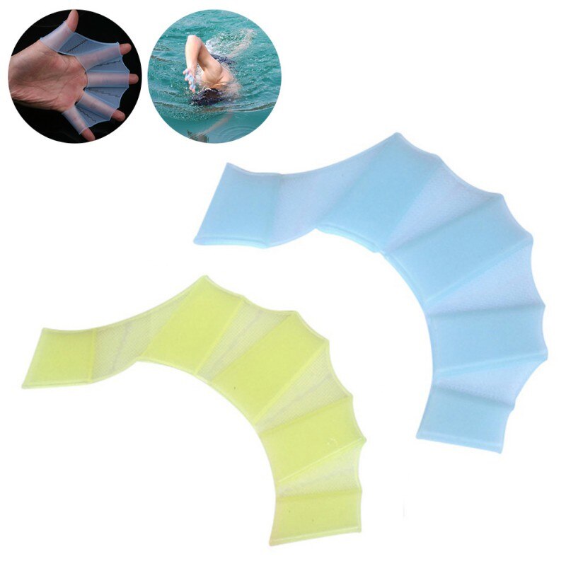1 pcs High Silicone Gloves Flippers Swimming Palm Frogs Swim Diving Palm Tools Flying Fish