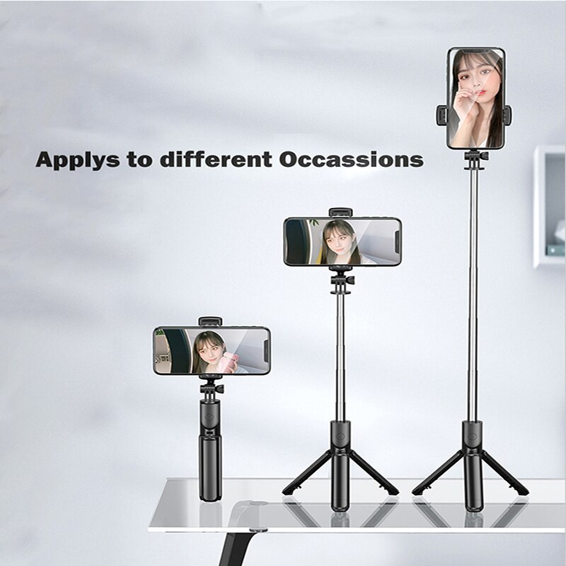 S03 kabellose, faltbare bluetooth-handpod-selfie-sticks für huawei-smartphones mit fernauslöser und ausziehbarem mini-stativ