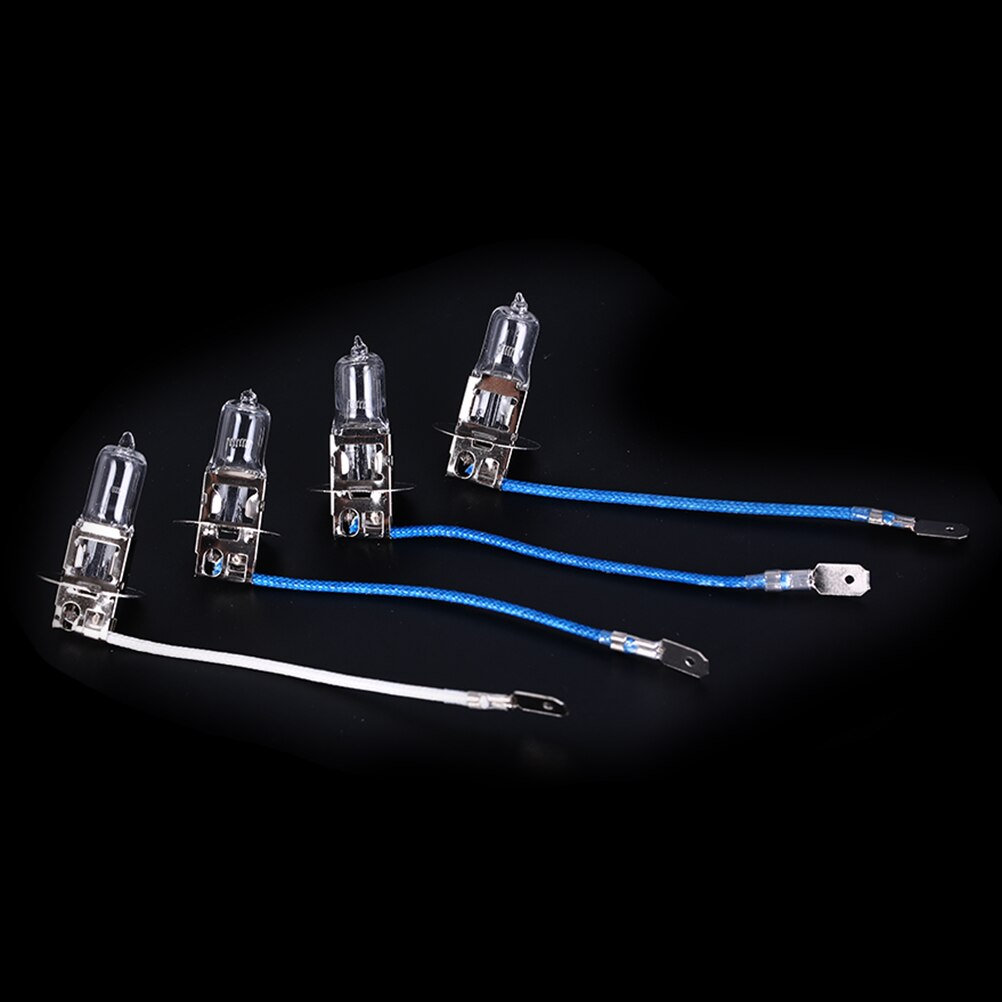 Bombillas halógenas H3 de 35W, 55W, 70W, 100W y 12V, 2 unidades por lote, bombilla halógena de tungsteno con Cable, máquina de trabajo herramienta