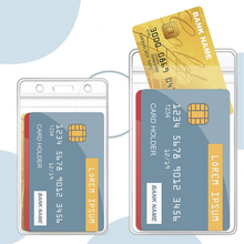 5Pcs Waterdichte Transparante Kaarthouder Plastic Card Id Houders Case Te Beschermen Creditcards Card Protector Kaarthouder