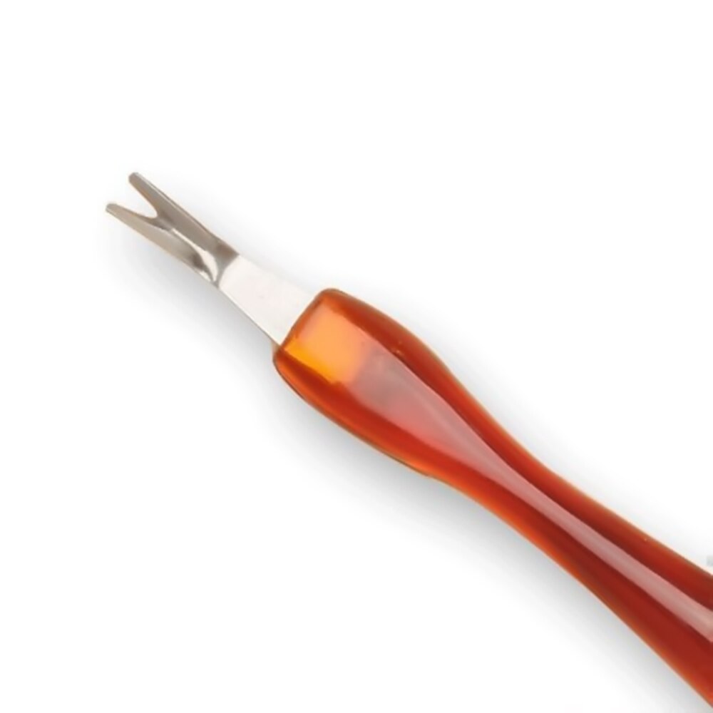 Elecool rustfrit stål neglebåndsfjerner neglebåndsskubbergaffel manicureværktøjer til neglebåndsneglene neglebåndsfjernelse tslm 1