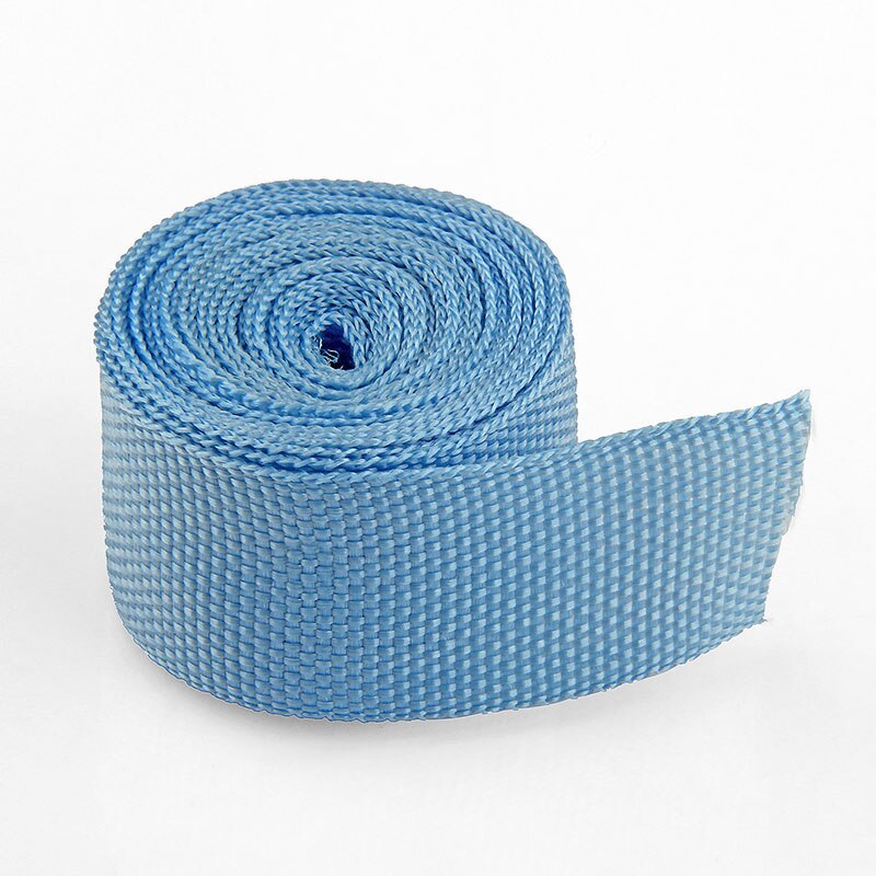 Sangles en PP fines pour sac à dos, 70 Yards/Lot, 23mm, ruban d&#39;emballage pour animal de compagnie, 15 couleurs, noir, blanc, rouge, bleu, vert, jaune, violet: 24 Sky blue 23mm