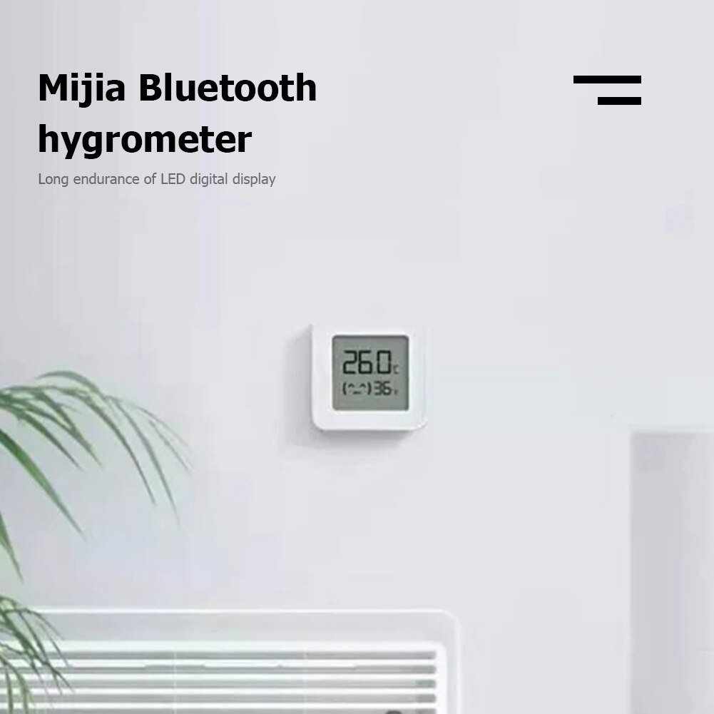 XIAOMI Mijia Bluetooth 4.2 termometr higrometr 2 ekran LCD cyfrowa temperatura wilgotność wysoka precyzja inteligentny czujnik App Cont