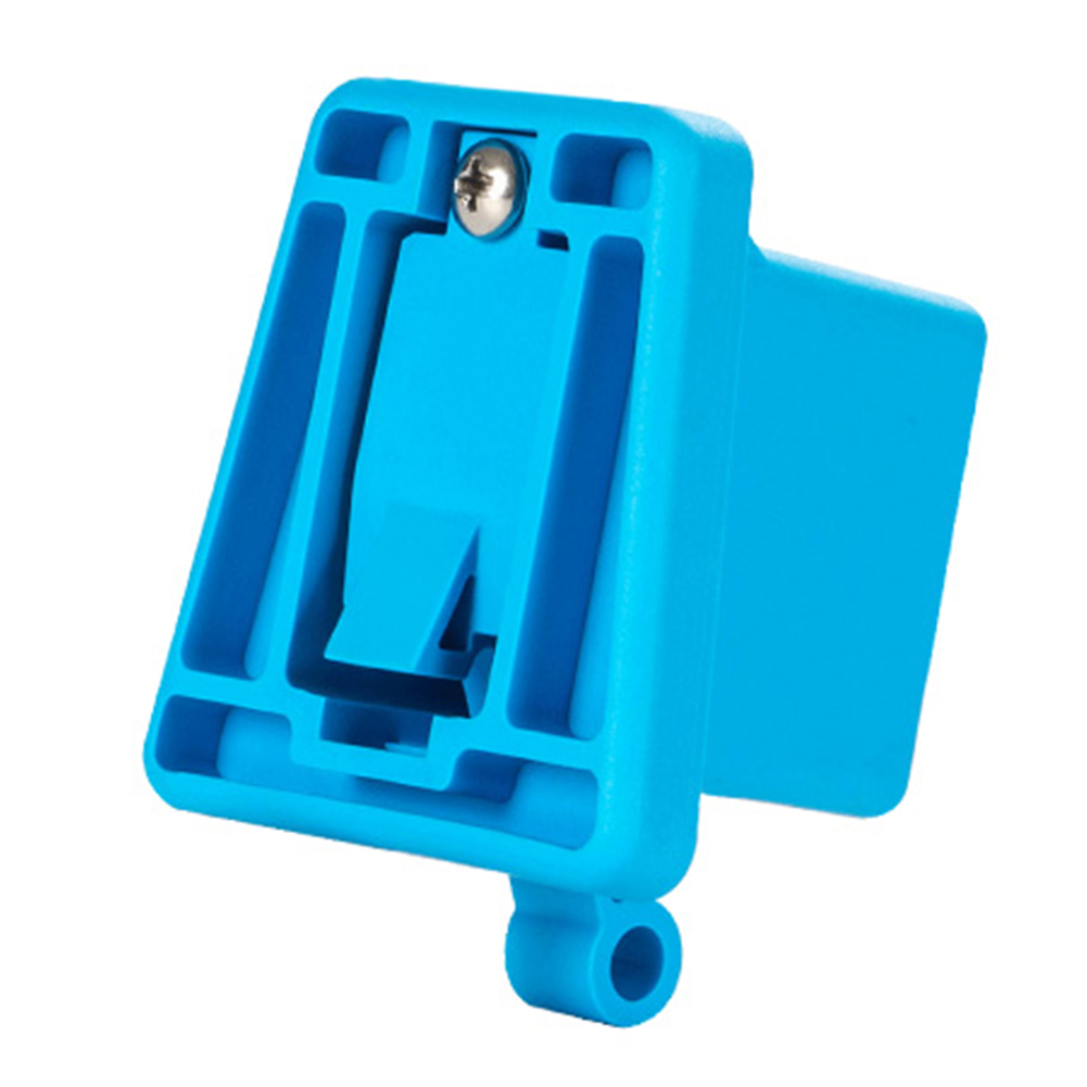 Bloque adaptador de portador delantero de bicicleta con accesorios de tornillo, soporte delantero de bicicleta plegable para bicicleta plegable Brompton: Azul