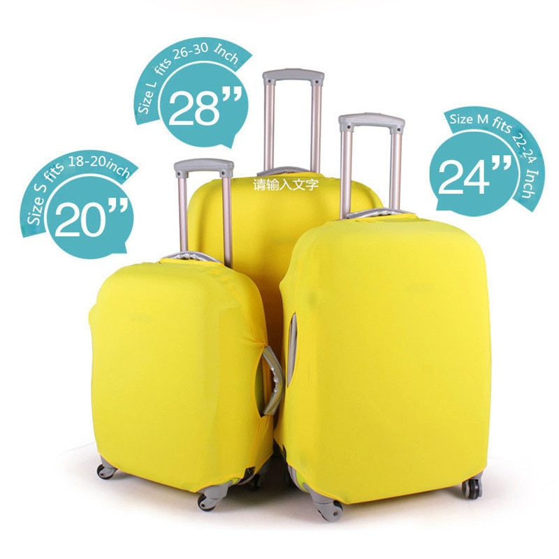 Dicker Koffer Schutz Abdeckungen Gelten für 18 ~ 30 Zoll Fall, Elastische Gepäck Abdeckung Stretch 4 Farben Reise Zubehör