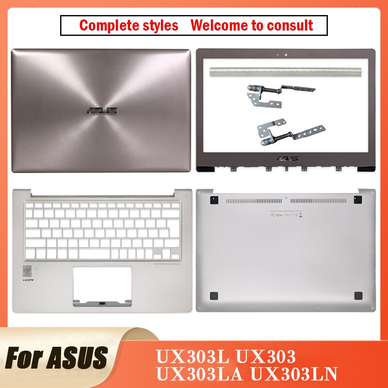 Voor Asus UX303L UX303 UX303LA UX303LN Laptop Lcd Back Cover/Front Bezel/Scharnieren/Scharnieren Cover/palmrest/Bottom Case Geen Touch