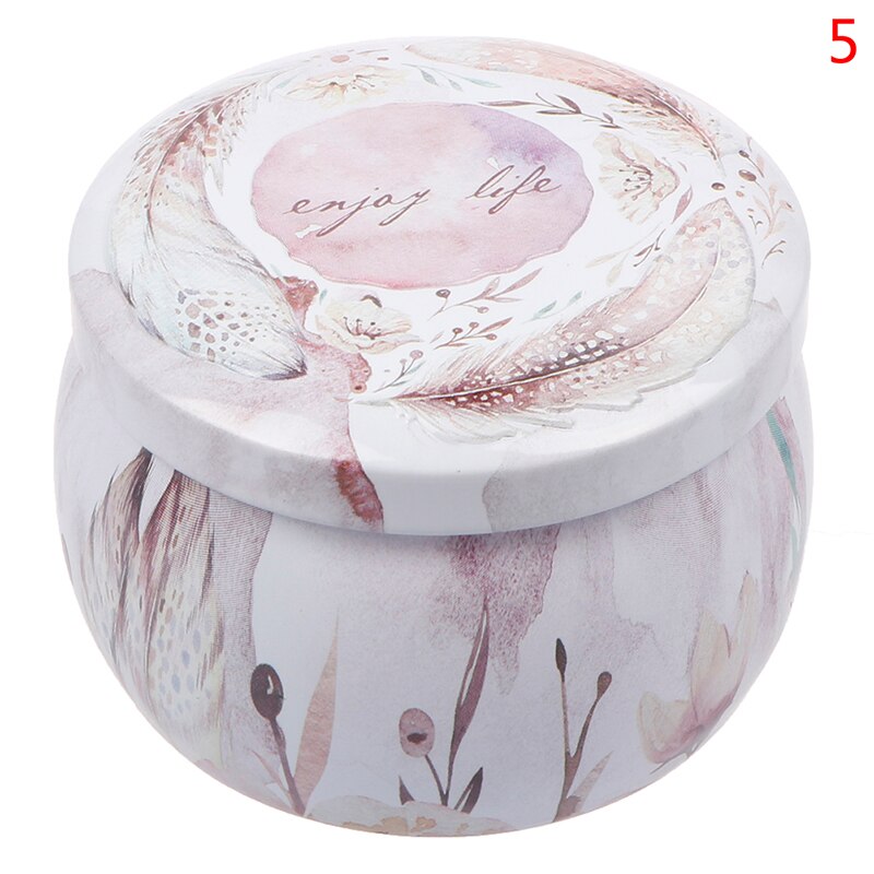 6 Pcs Candle Tin Jars DIY Candle Making kit Holder Storage Case for Dry Storage