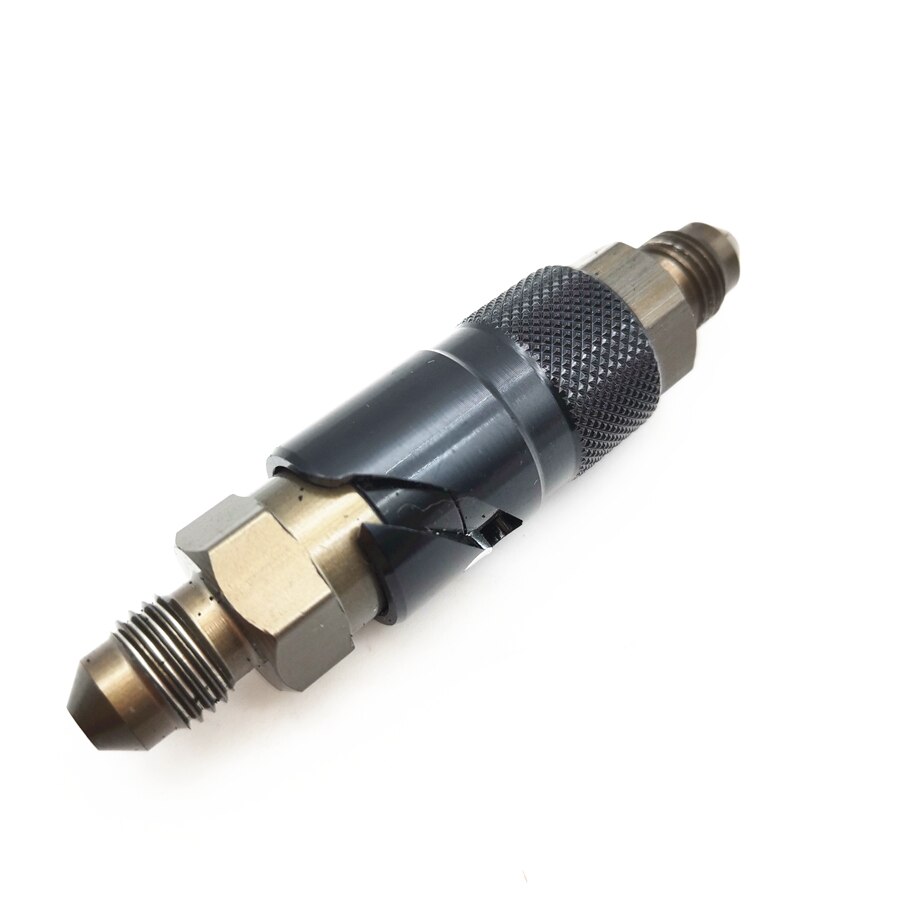 M10x1MM AN3 AN-3 Black CNC Dry Brake Line Coupling Fitting Adapter Quick Release