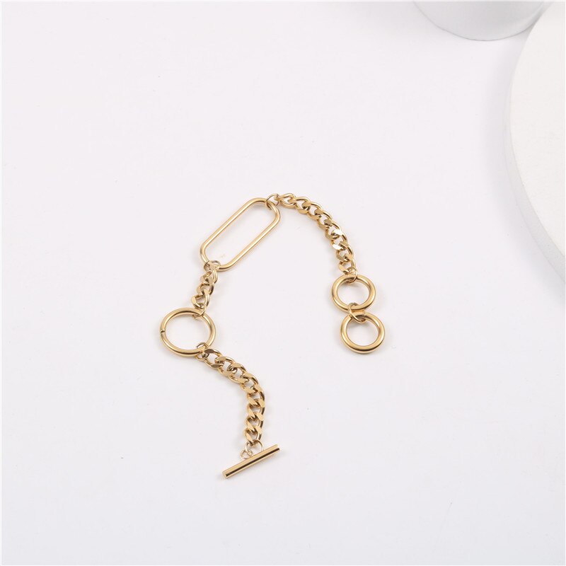 Joolim High End PVD Plated Cuban Chain Bracelet