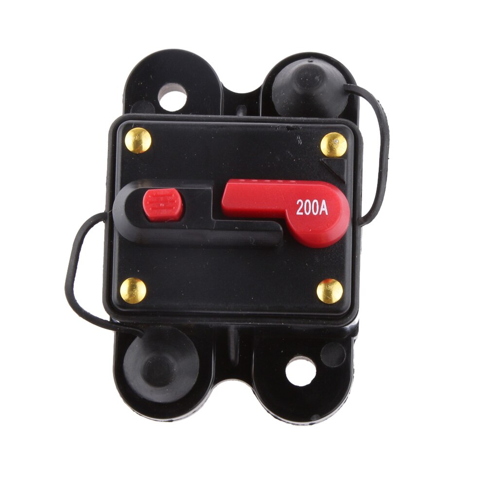 12v-24v Waterproof Auto Circuit Breaker 200 Amps Manual Reset Switch