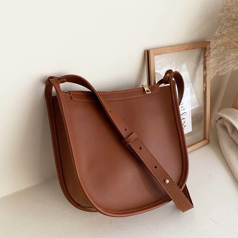 winter trend mode grote capaciteit schoudertas toevallige wilde dame Messenger bag eenvoudige retro tas