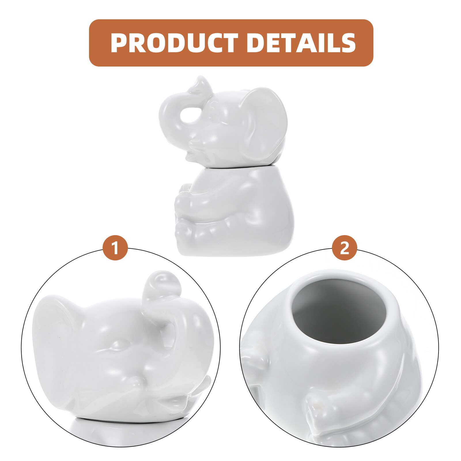 Petite carafe de rangement, tasse d&#39;eau, à café, polyvalente, en forme d&#39;animal