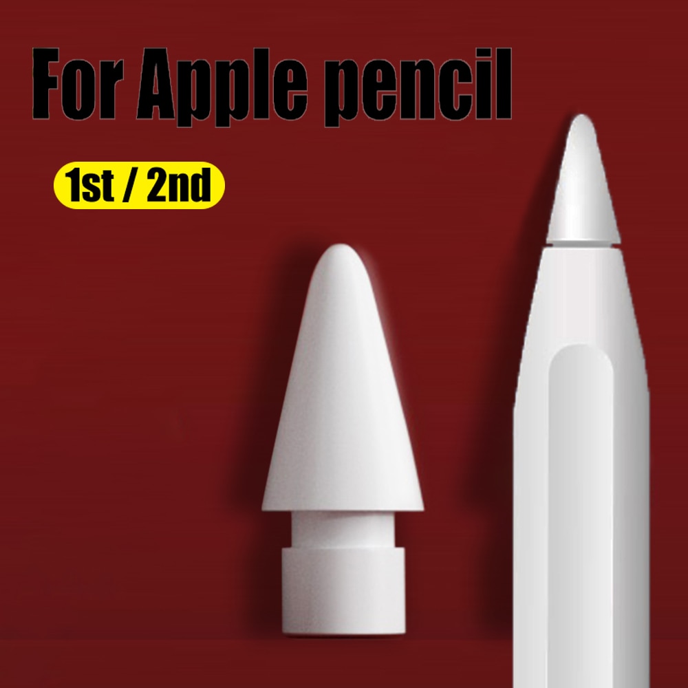 1/4/6/8 stk ekstra spids nib udskiftningstip til æbleblyant ipad pro pen tip stylus touchscreen pen nib til apple pencil 1st & 2nd gen