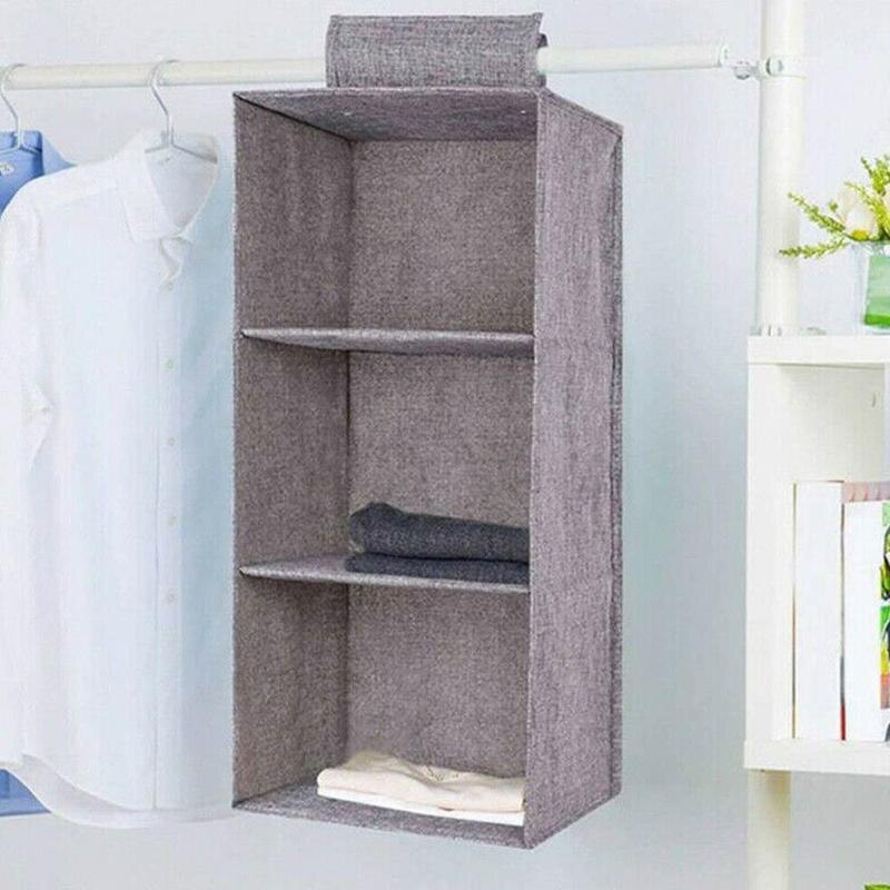 Estantes de cajón de , organizador de armario colgante para dormitorio, ropa, zapatos, caja de almacenamiento F0F5