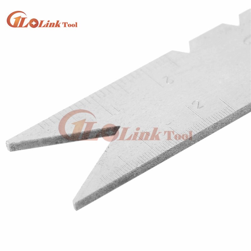 60 stopni 55 stopni Cal metryczny gwint poziom miernik Center miernik tokarka pomiarowa narzędzie 2 sztuk/partia