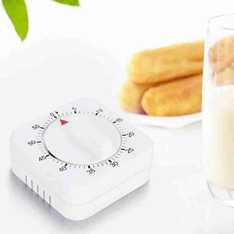 60 Minutes Timer With Clock In The Kitchen Timer Stopwatch Count Down Alarm Reminder For Food Home Kitchen Tool Timer With Clock