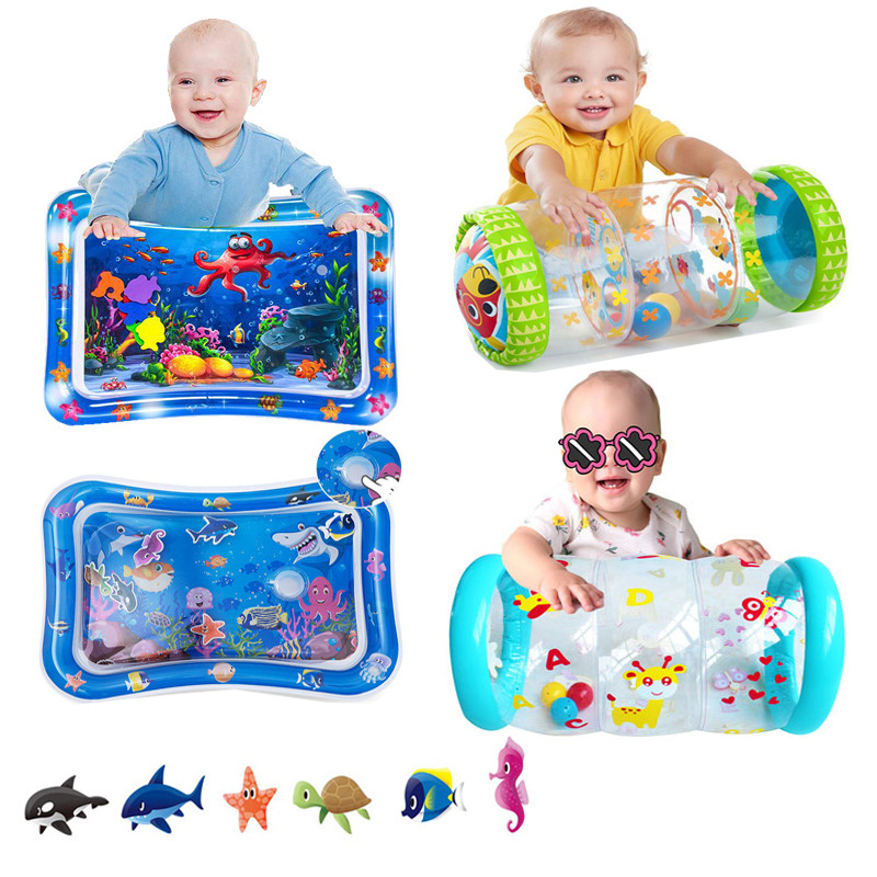 Baby Kruipen Roller Speelgoed Opblaasbare Peuter Bel Sassy Speelgoed Pvc Baby Kruipen Baby Speelgoed Leren Roller &amp; Bells Peuter Staande