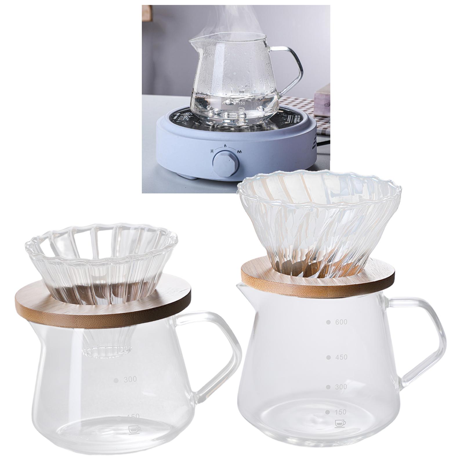 Coffee Dripper Pour Over Coffee Pot Hand Brewing Pots Coffee Filter Cup Coffee Kettle Dripper Stand Coffee Maker Set