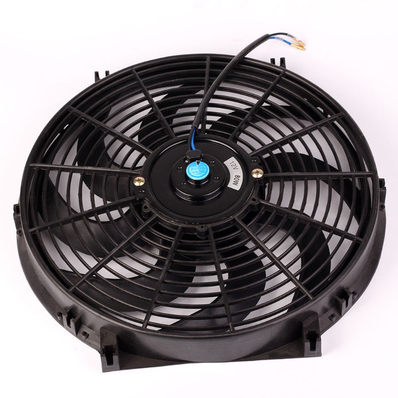 10Inch 12Inch 14Inch Universele Auto Radiator Fan Slim Push Pull Elektrische Motor Koelventilator 12V E7CA