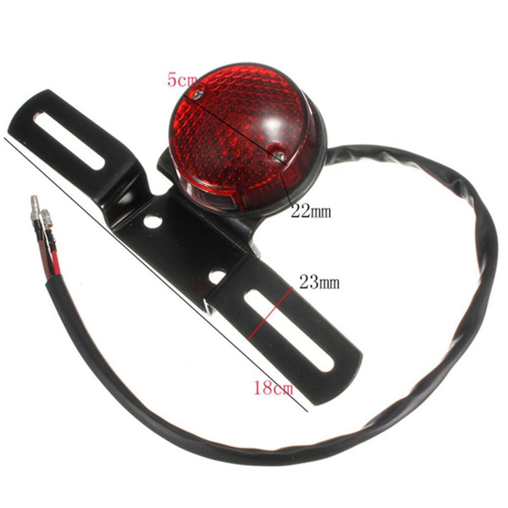 12V halogène Moto feux arrière Moto feu Stop arrière café Racer pour Chopper Bobber Moto accessoires