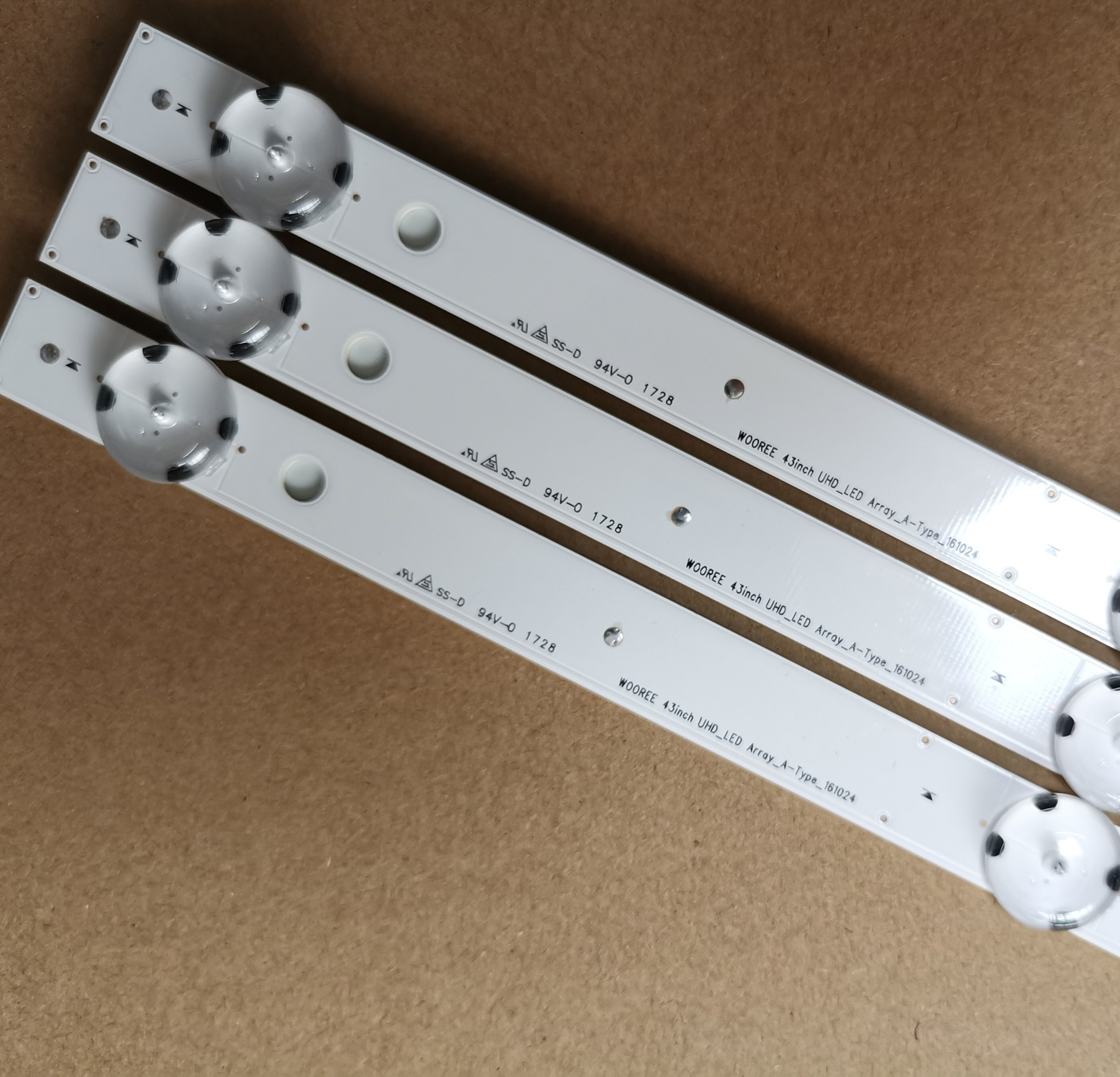 Original 7LED 830mm LED backlight strip for LG 43LJ5500 43UJ6300 43UJ634V LC43490062A LC43490063A LC43490064A LC43490060A