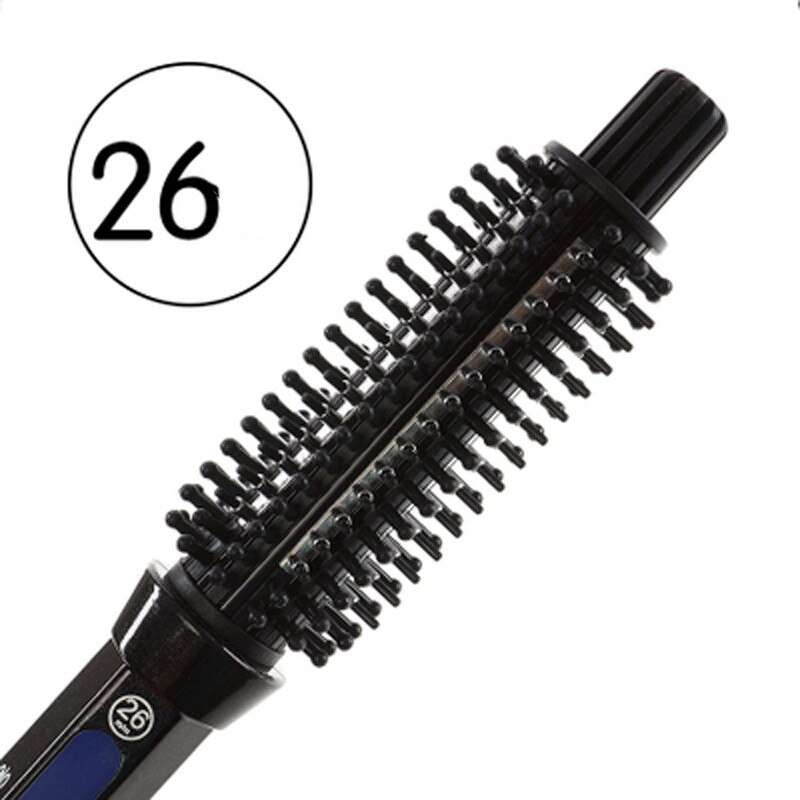 2 In 1 Pro Ceramic Hair Curler Electric Comb Hair Brush Hair Curlers Roller Styling Tools Hair Curling Iron Multifunction: 26mm / US