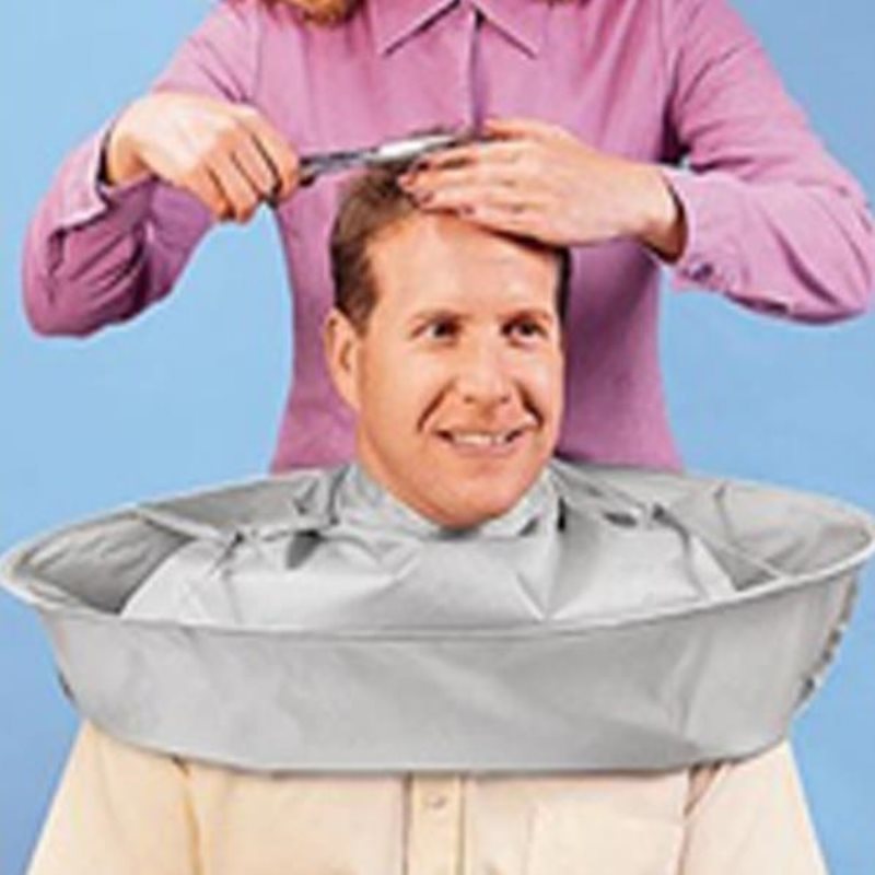 Tablier de rasage pour hommes, pour salle de bain, pour barbe, imperméable, en tissu Floral, bricolage, manteau de coupe de cheveux