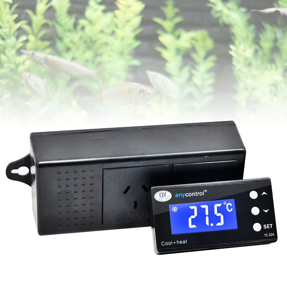 Digitale Temperatuur Controller Reptiel Aquarium Thermostaat Regulator Ntc Sensor Thermostaat Controller Voor Pet Amfibieën Nest