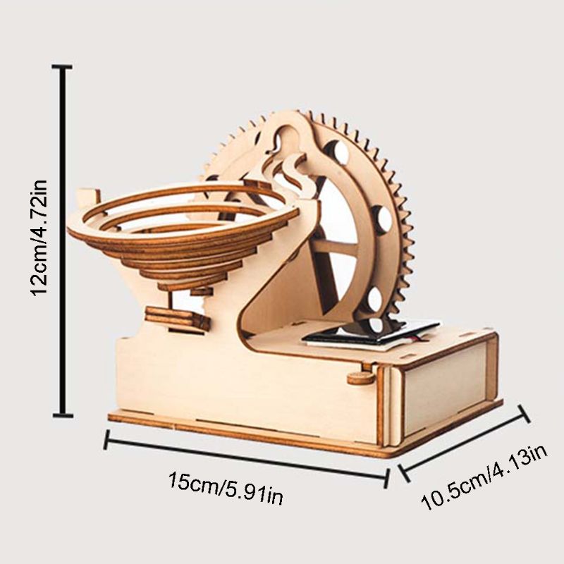 Houten Solar Track Ball Diy 3D Houten Ras Run Doolhof Puzzel Building Kits Speelgoed Gxmb