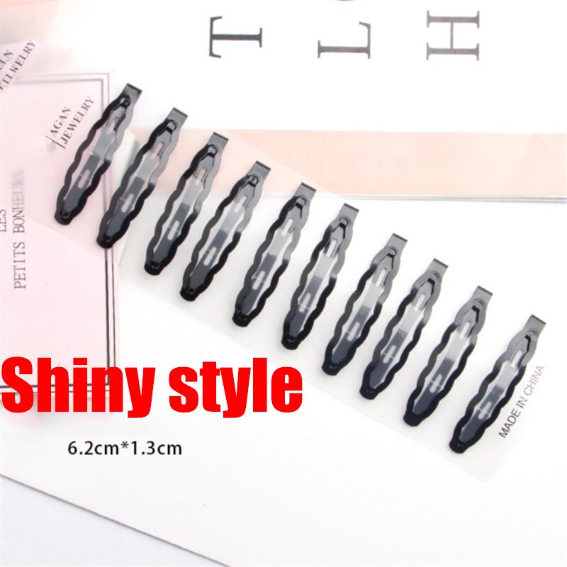 Lot de 20 accessoires pour cheveux de femme, coréenne, frange en alliage, pince à cheveux élégante pour coiffure, épingles latérales noires solides, ornements pour dame: G