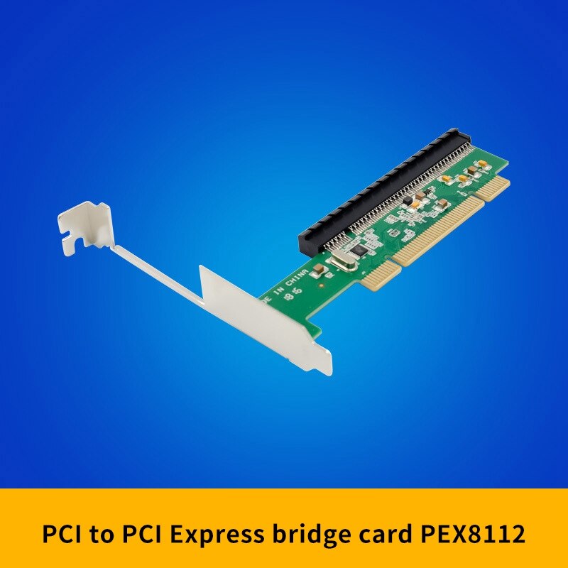 Adaptador de tarjeta de conversión PCI a PCI Express X16, PXE8112, PCI-E, puente de expansión, adaptador PCIE a PCI
