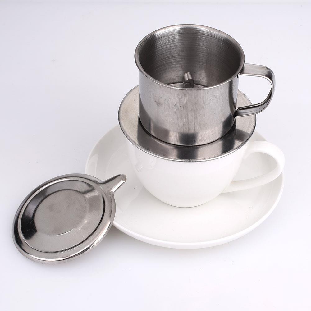 Roestvrijstalen Mok Met Filter Vietnamese Koffie Filter Koffie Filter Kopje Koffie Filter Duurzaam Drip Draagbare Maker Diy