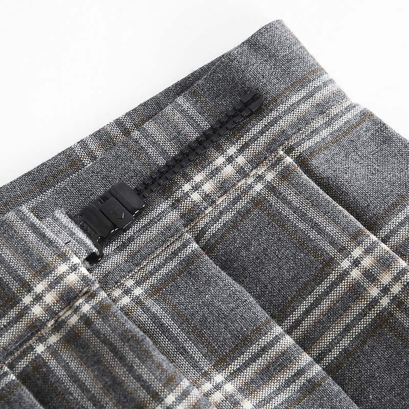 Pleated Skirt Japanese College Style JK Uniform Skirt Autumn Style Rock Gray Plaid Skirt Skirt